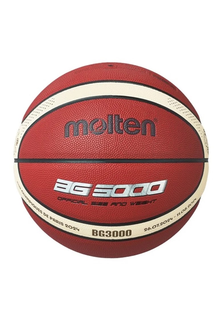 Minge baschet B7G3000 Paris 2024 - marimea 7 - indoor/outdoor - PVC rezistent - pentru scoala si liceu