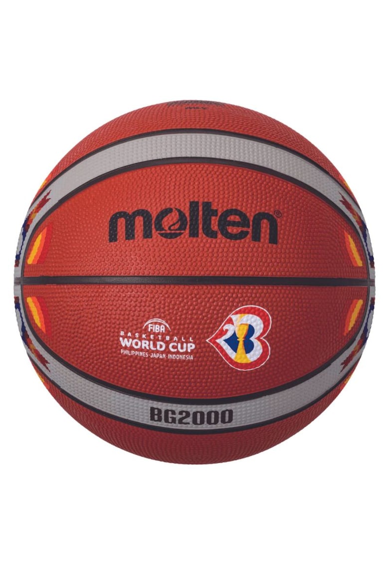 Minge baschet B7G2000 editie limitata WORLD CUP 2023 - FIBA aprobata - cauciuc - portocalie - marime