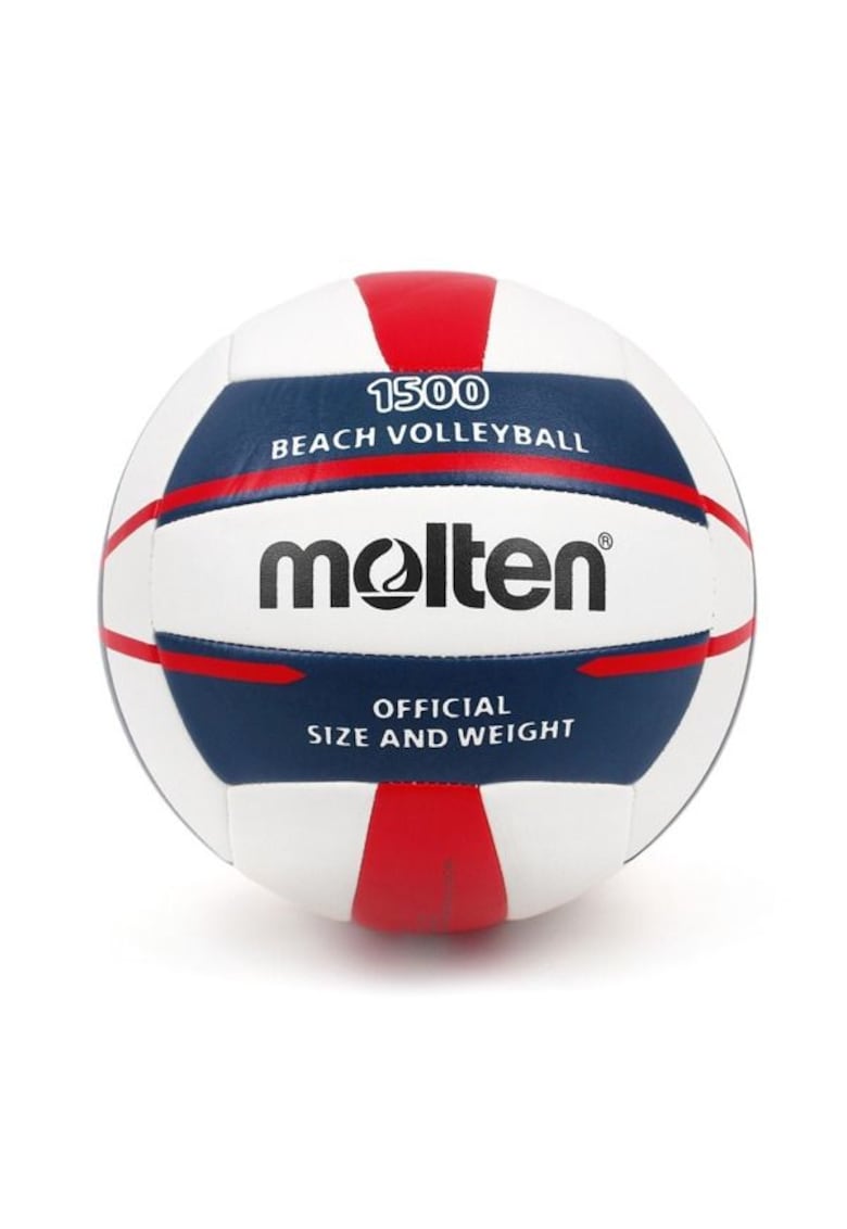 Minge volei plaja V5B1500-WN - alb cu albastru si rosu - impermeabila - marime