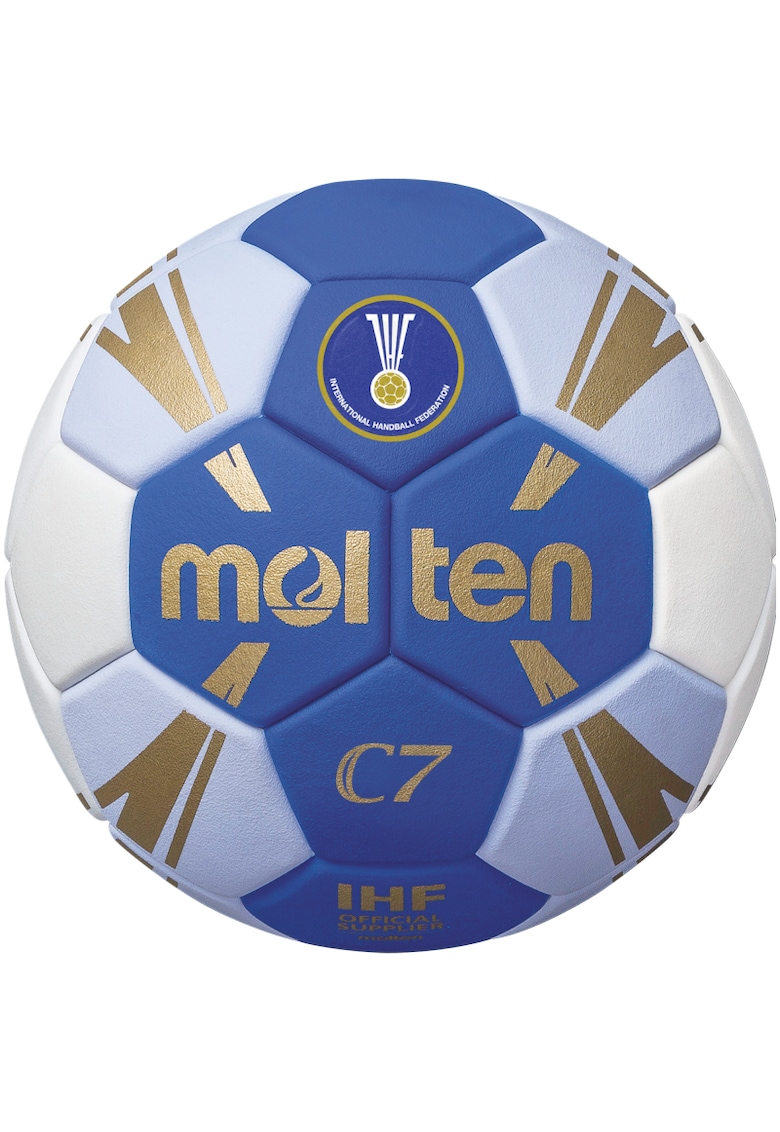 Minge handbal H0C3500 - alb cu albastru - super grip - mărime 0