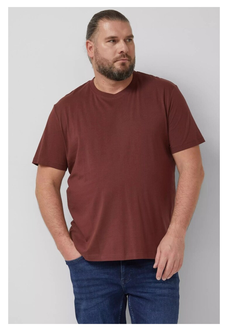 Big Sizes Tricou barbati big sizes cu decolteu la baza gatului - 100% bumbac