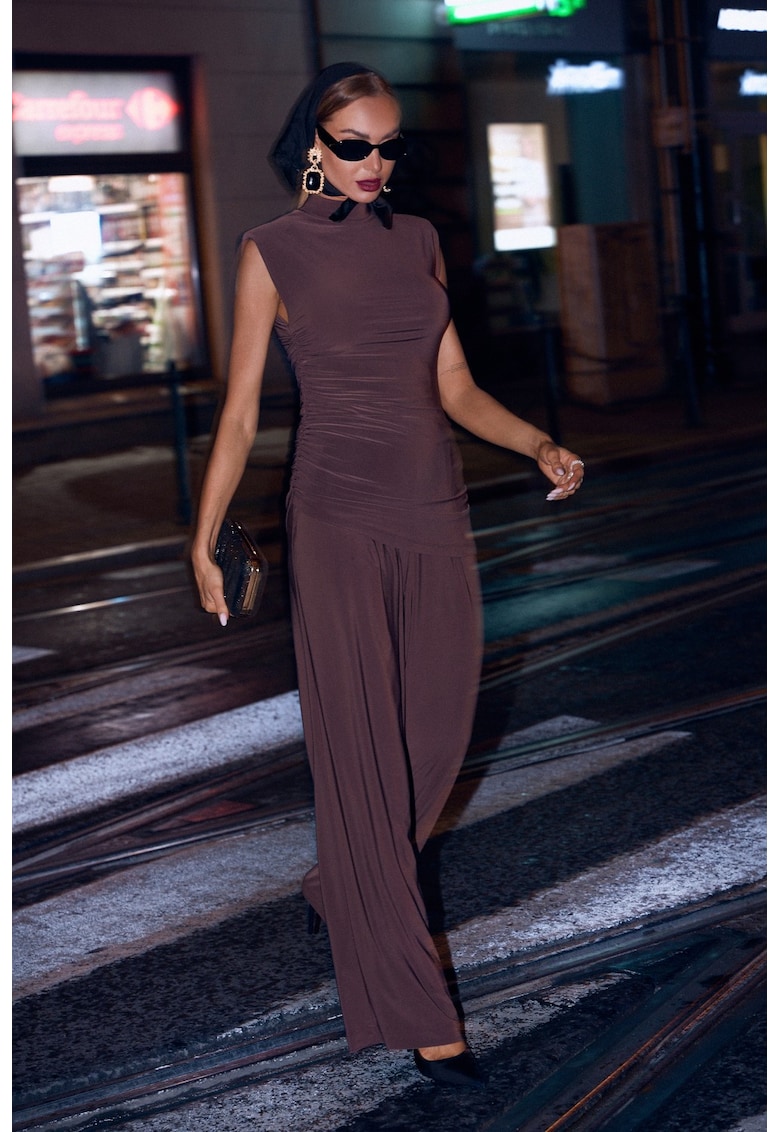 Set de bluza cu volane si pantaloni largi