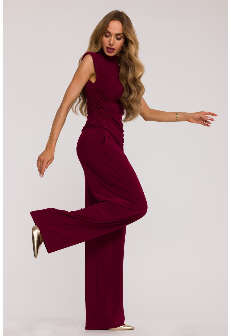 Set de bluza cu volane si pantaloni largi