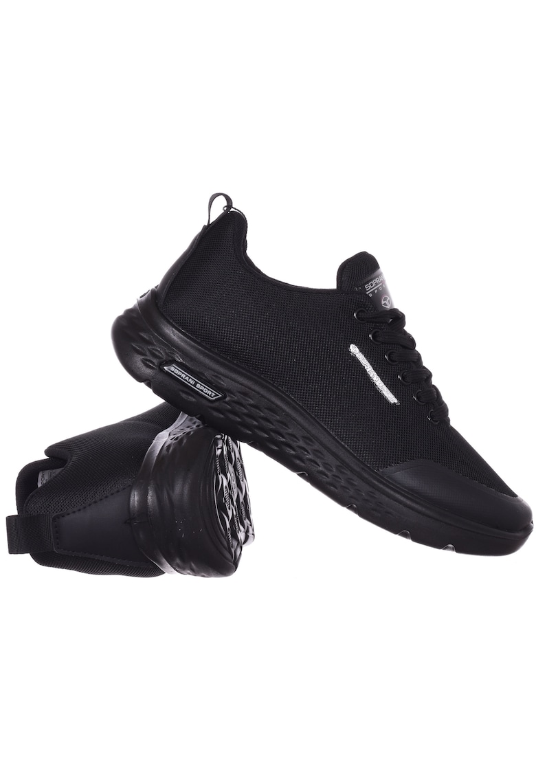 Pantofi sport dama - Poppins material textil - Negru