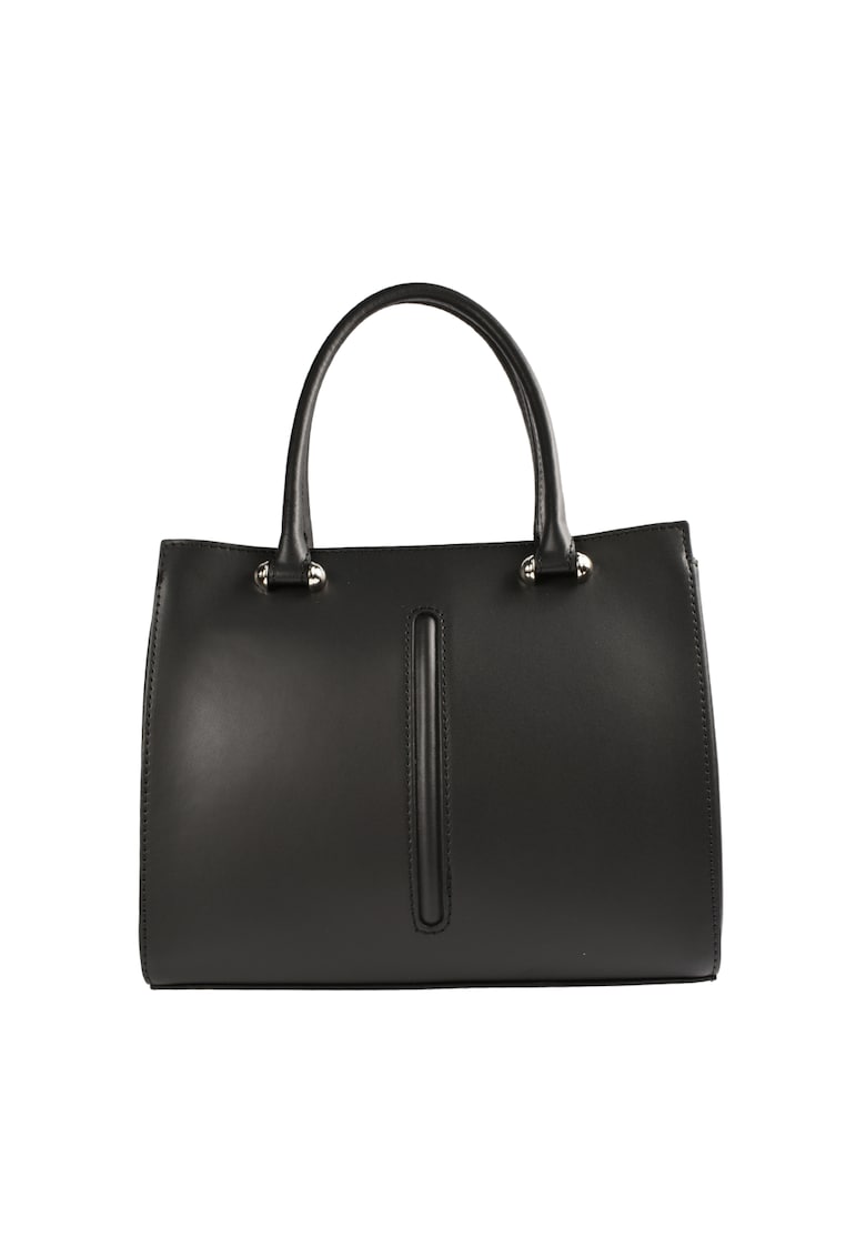 Poseta casual - dama - IOANA - negru - piele naturala