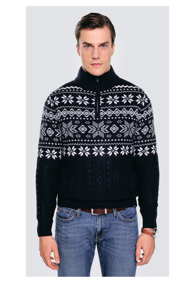 Pulover cu model scandinav Kevino 403