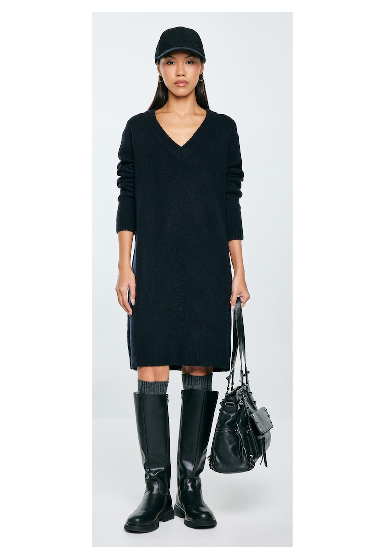 Rochie tricotata din amestec de lana Julita
