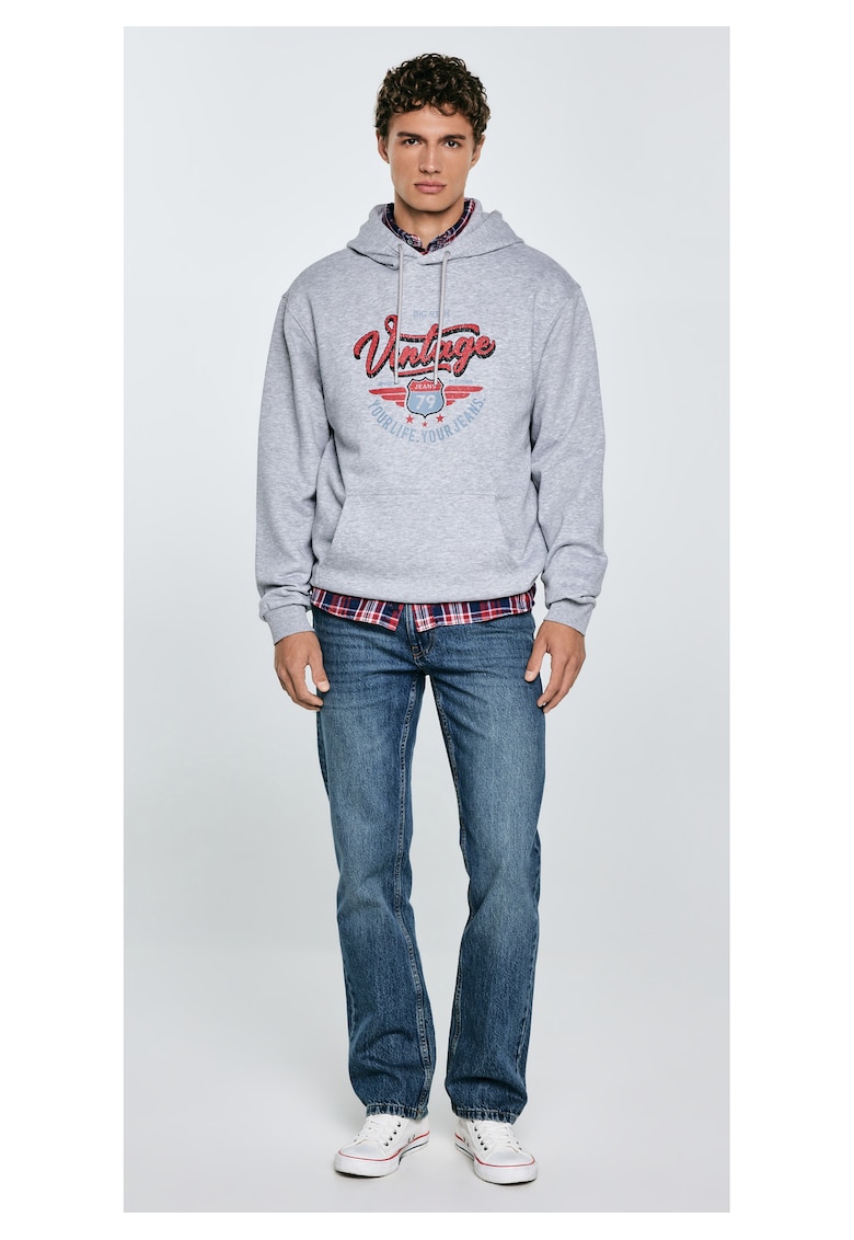 Hanorac lejer cu print vintage Luka 901