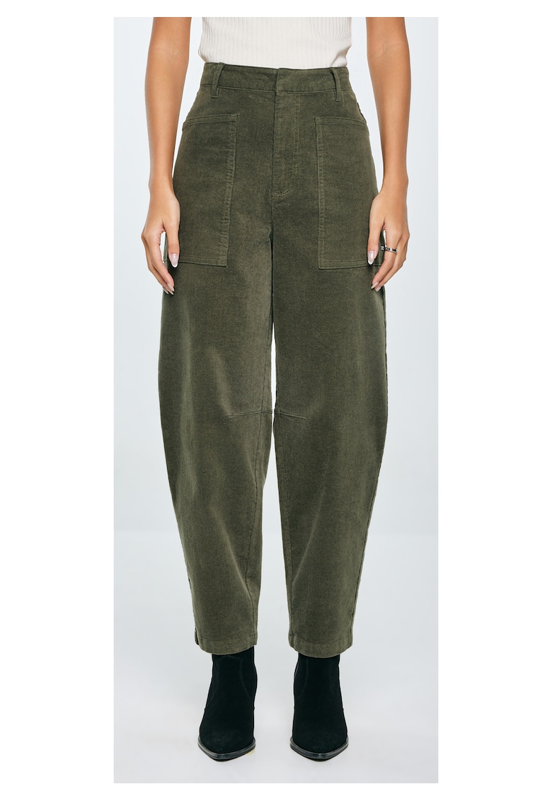 Pantaloni tip balon din reiat