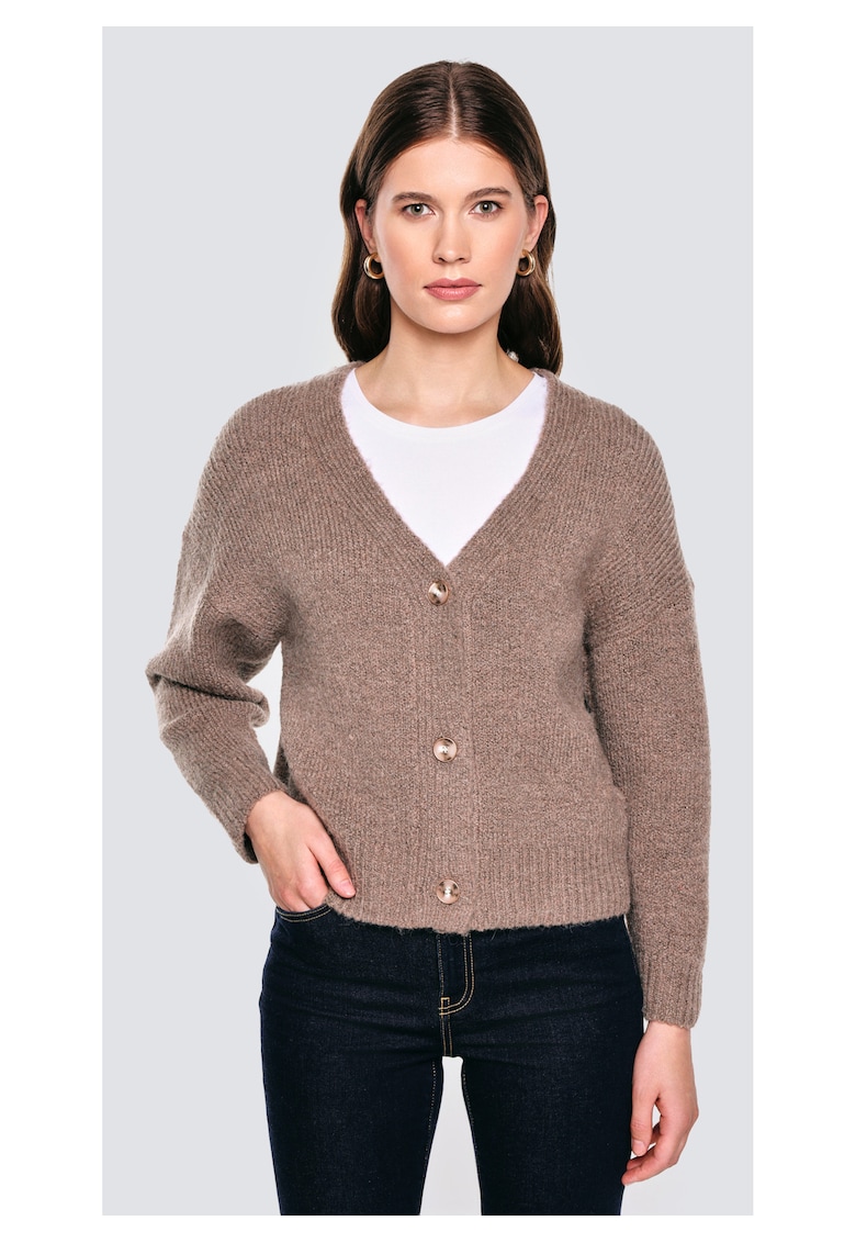 Cardigan din amestec de lana