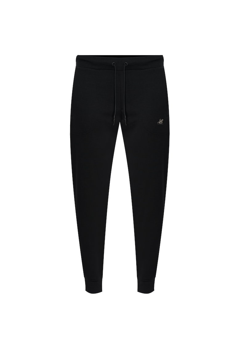 Pantaloni sport barbati - U.S. GRAND POLO - IAN 9003 - negru - bumbac/poliester