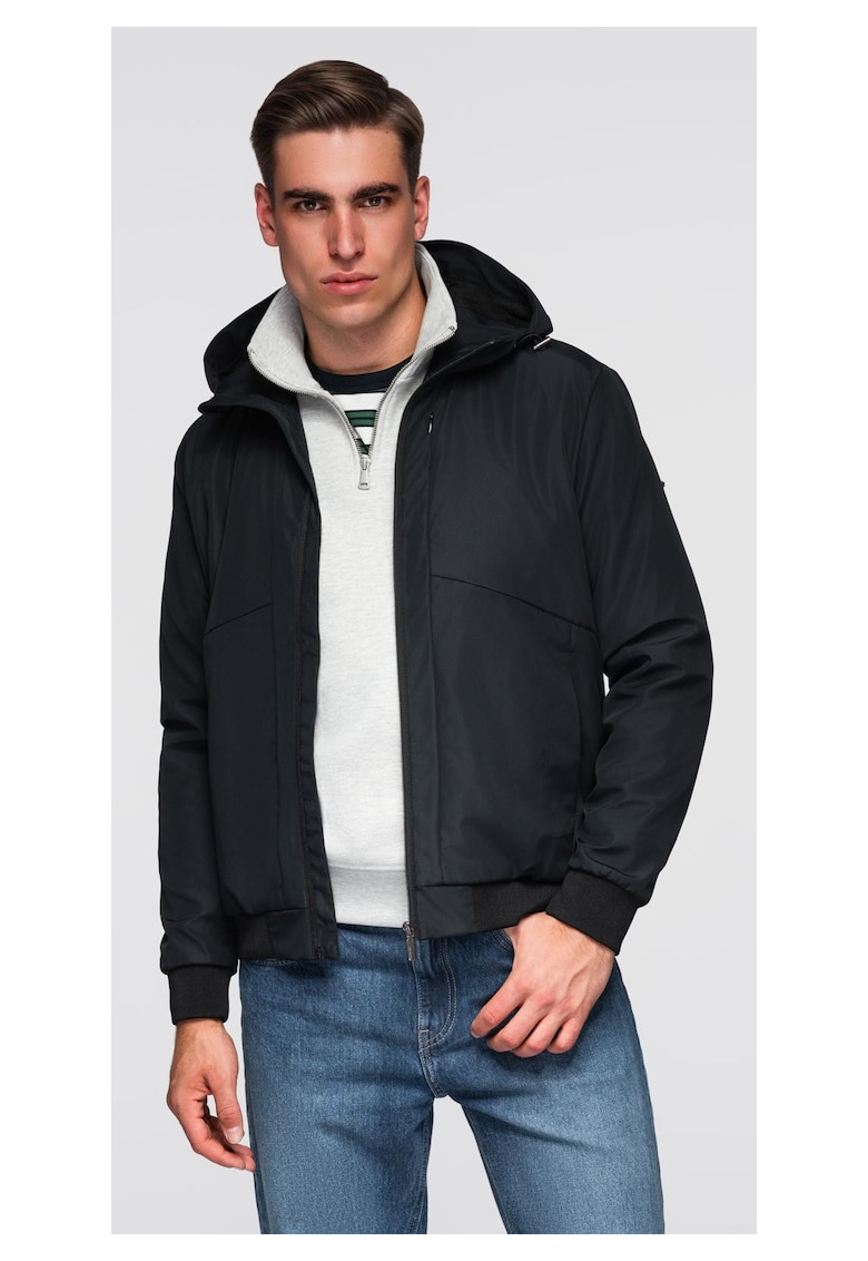 Jacheta usoara cu gluga si captuseala din plasa C640