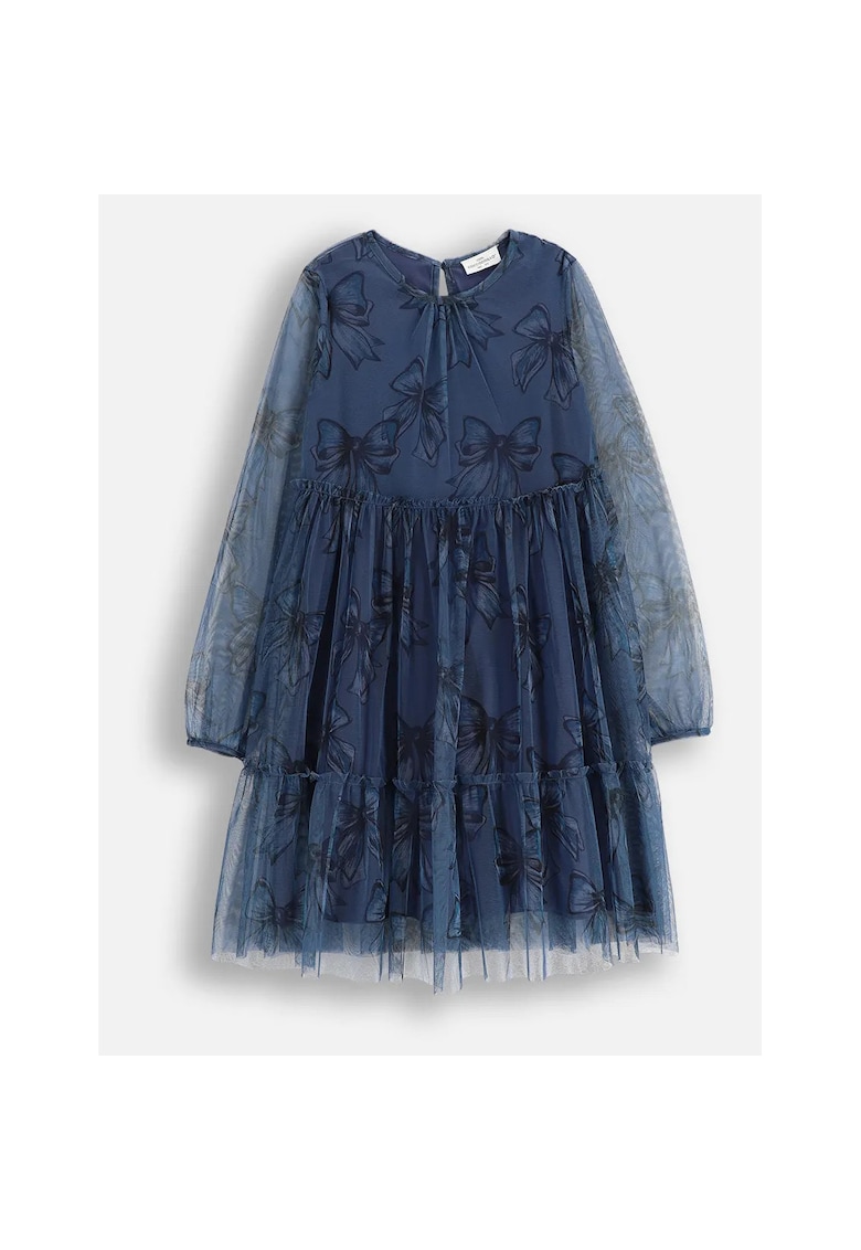 Rochie midi evazata cu imprimeu floral -