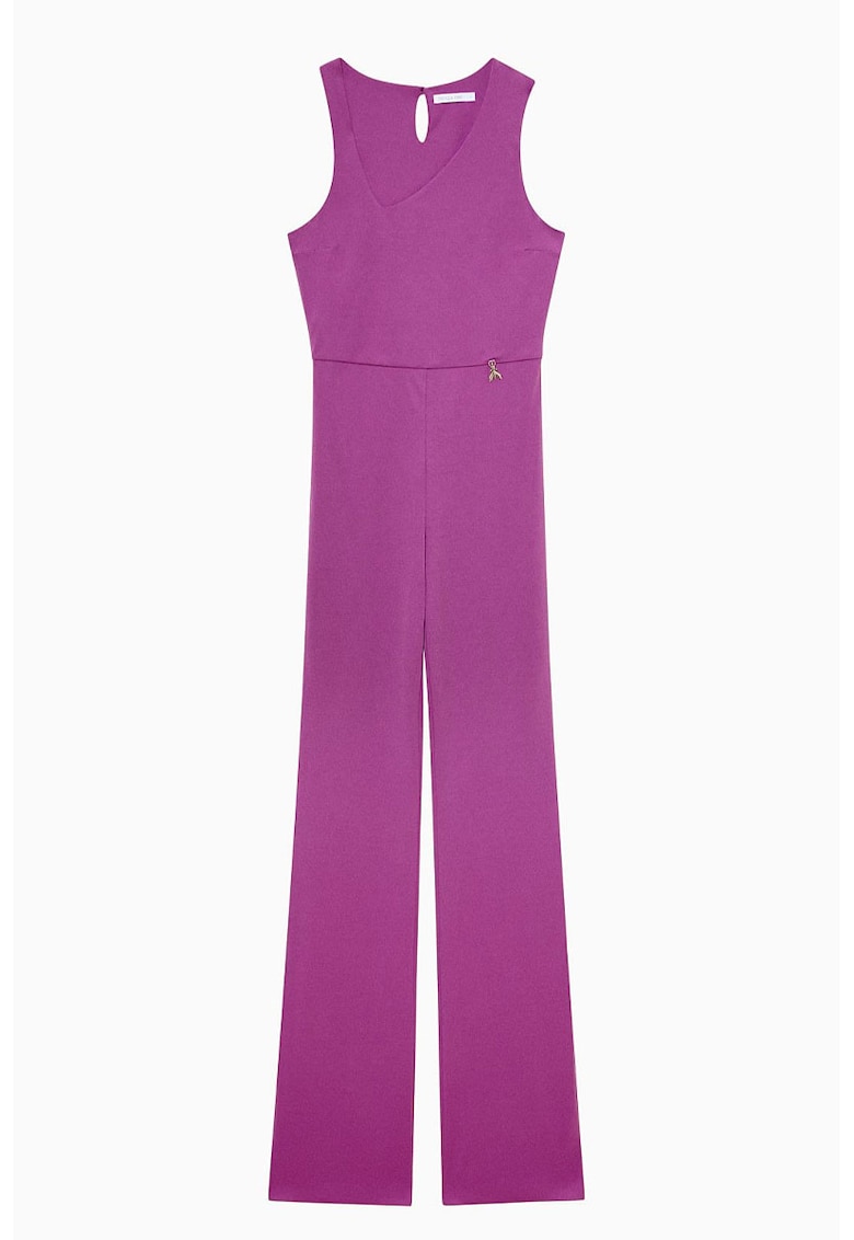 Salopeta cu croiala slim - cu decolteu asimetric