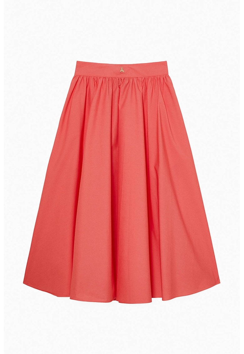 Fusta cu volane si elastic in talie
