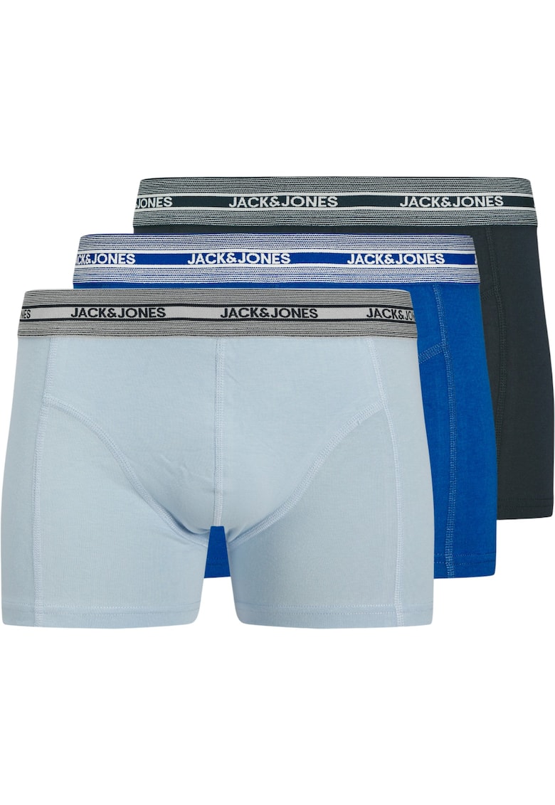 Boxeri copii Cleo Solid Trunks 3P - albastru deschis - Albastru deschis