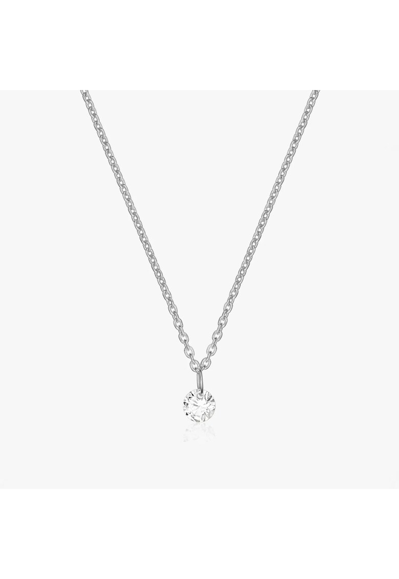 Colier din argint Solitaire - Zirconiu
