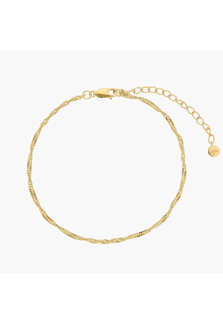 Bratara de picior din argint Golden Singapore