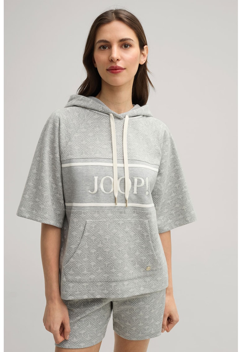 Hanorac supradimensionat cu maneca scurta