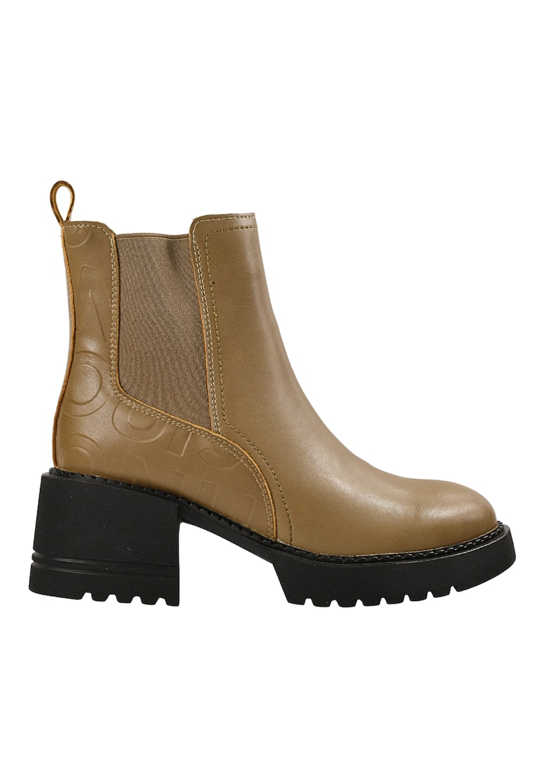 Ghete casual - dama - 6801 kaki - piele naturala