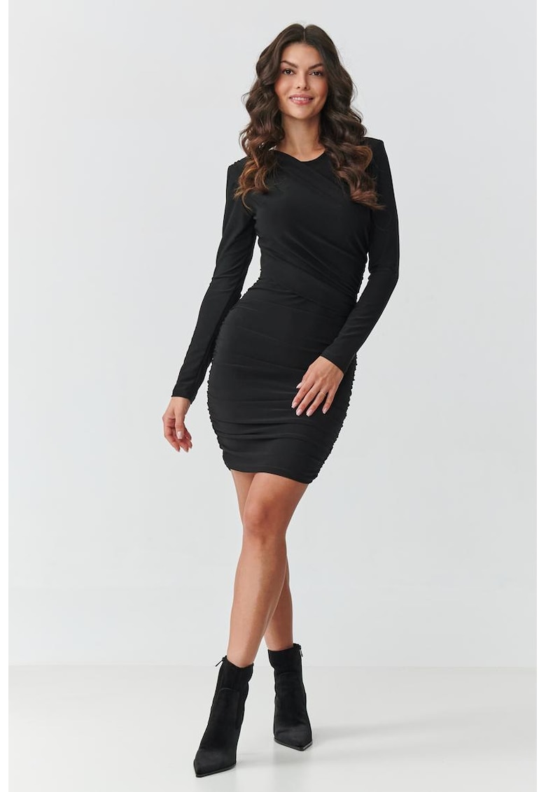 Rochie mini bodycon drapata