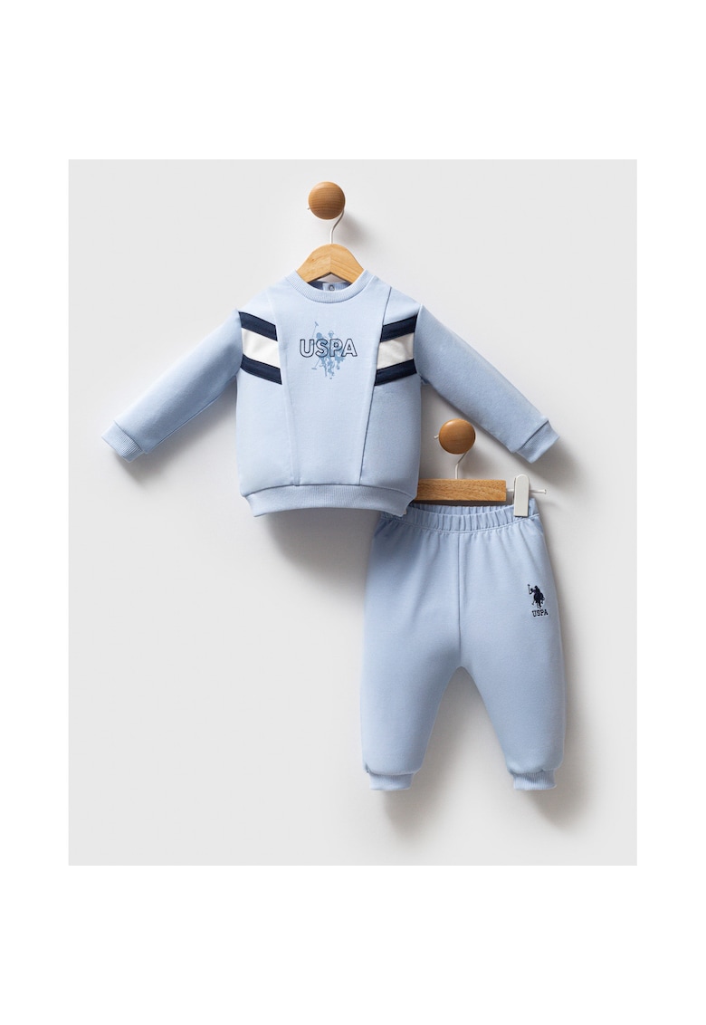 Set doua piese pentru baieti - Albastru - 9-12 luni -