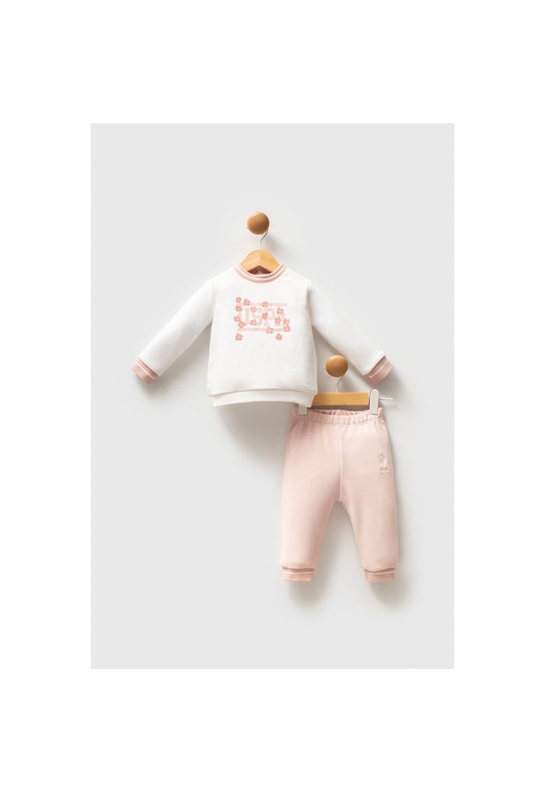 Set doua piese pentru bebelusi - USB2743-YD-V1 - Alb