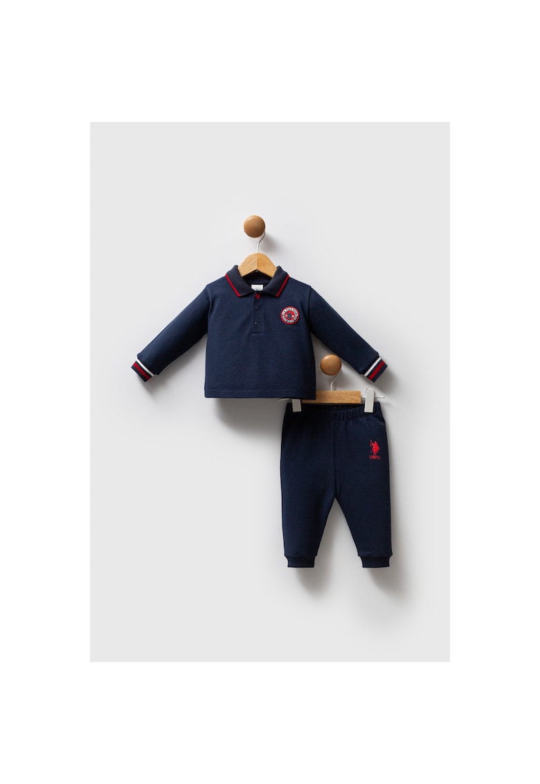 Set doua piese pentru bebelusi - USB2534-YD-V1 - Albastru inchis