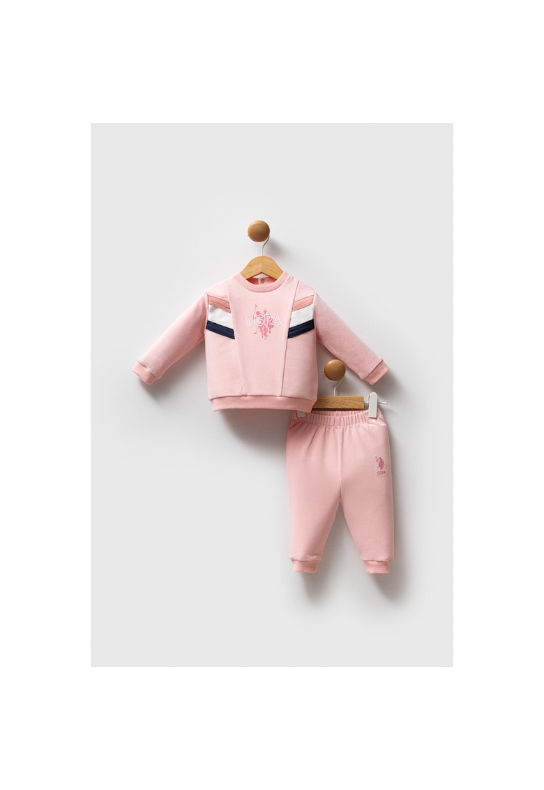 Set doua piese pentru bebelusi - USB2755-YD-V1 - Roz deschis