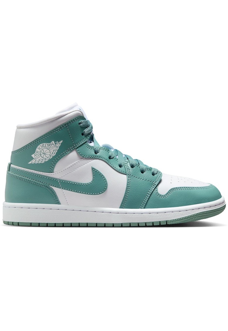 Pantofi sport Air Jordan 1 Mid 52371 - Alb/Turcoaz