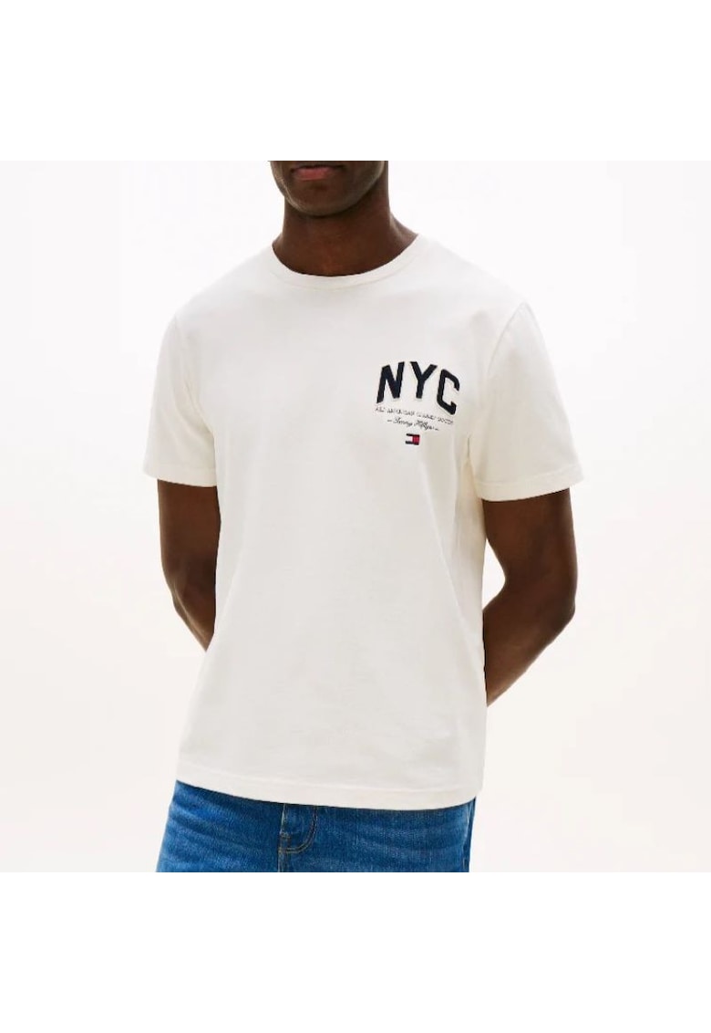 Tricou HILFIGER SCRIPT NYC TEE-MW0MW40427-Z00