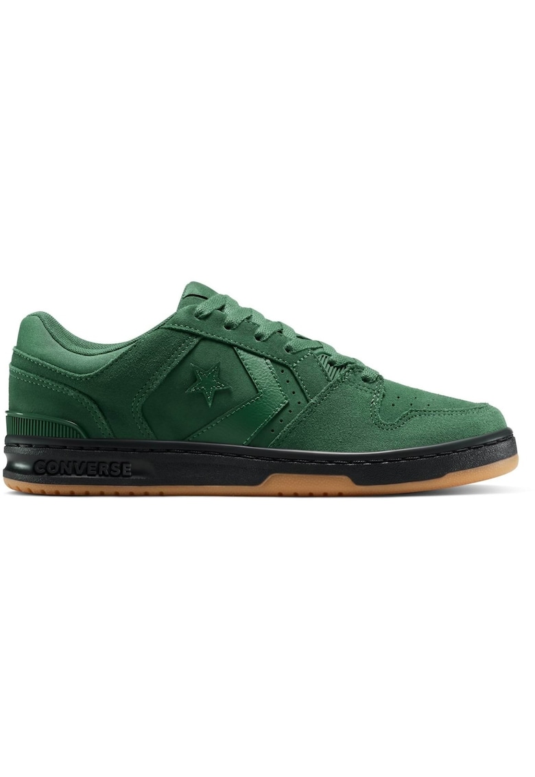Pantofi sport low-cut de piele intoarsa CL98 - Verde