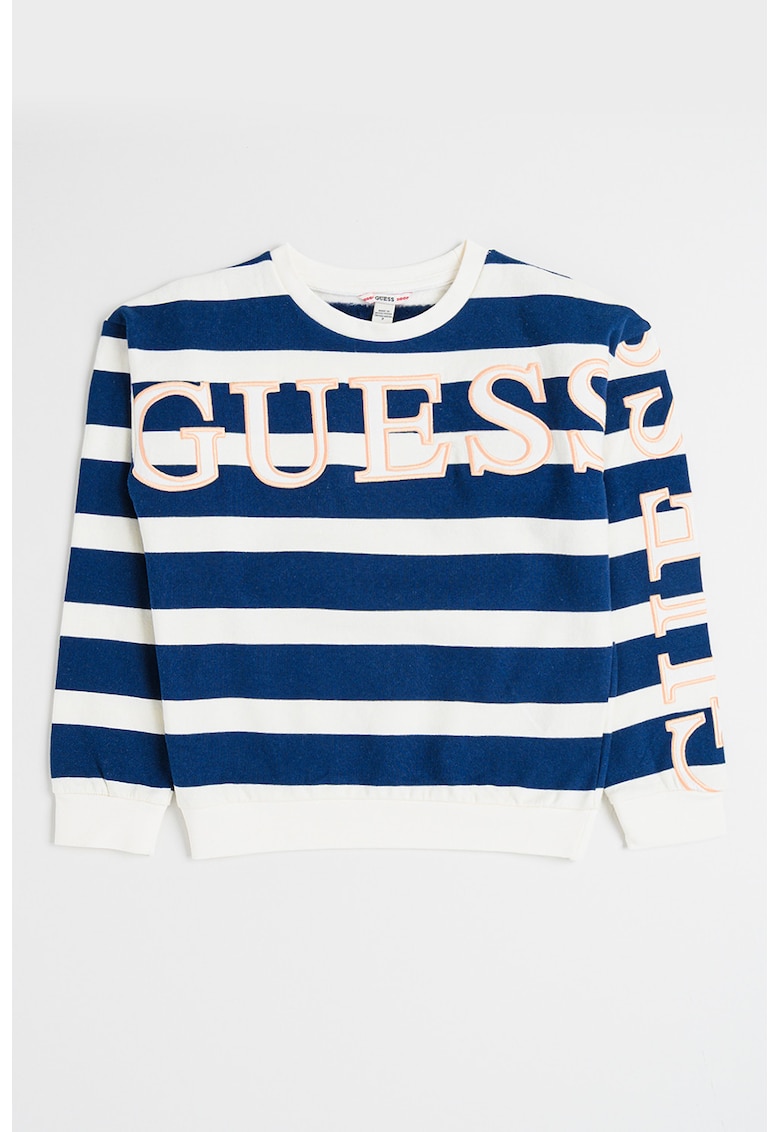 Bluza de trening din bumbac cu dungi