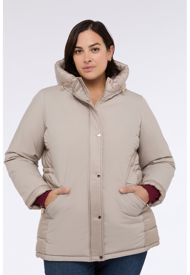 Geaca cu model uni - Bej