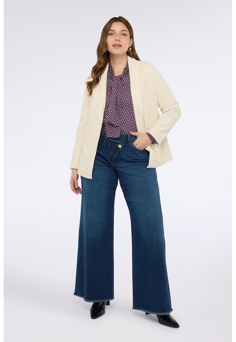 Bluza cu funda din panglici