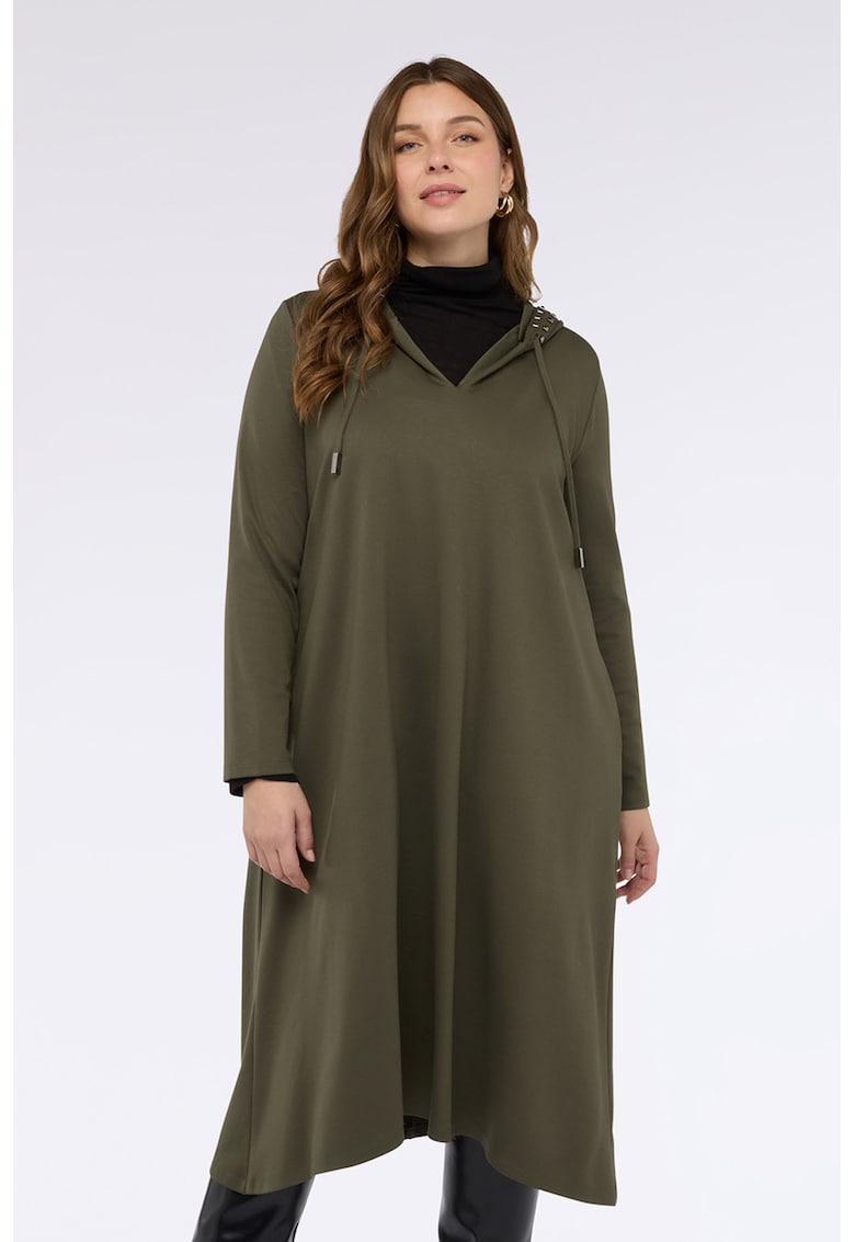 Rochie midi cu gluga