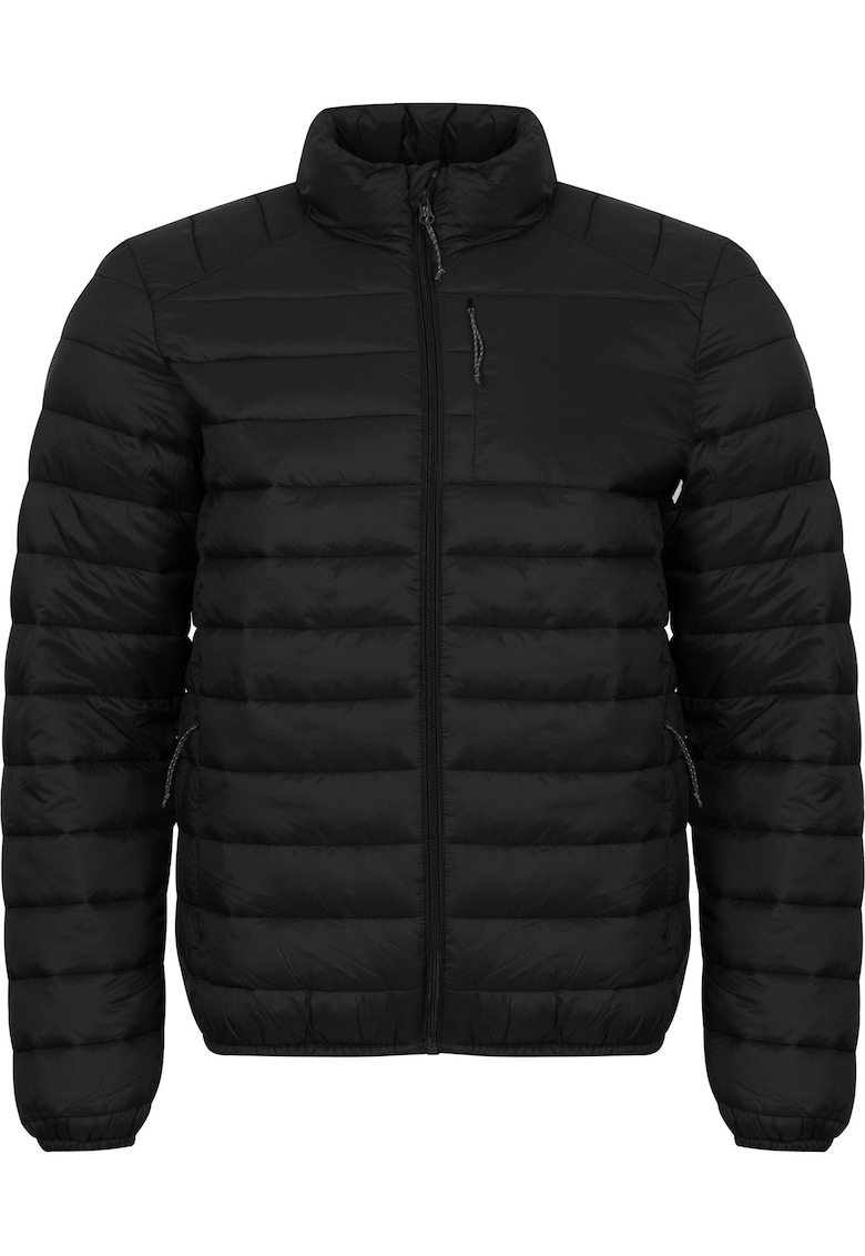 Jacheta barbati ATHENAS - neagra - material usor - calduroasa - cu buzunare cu fermoar