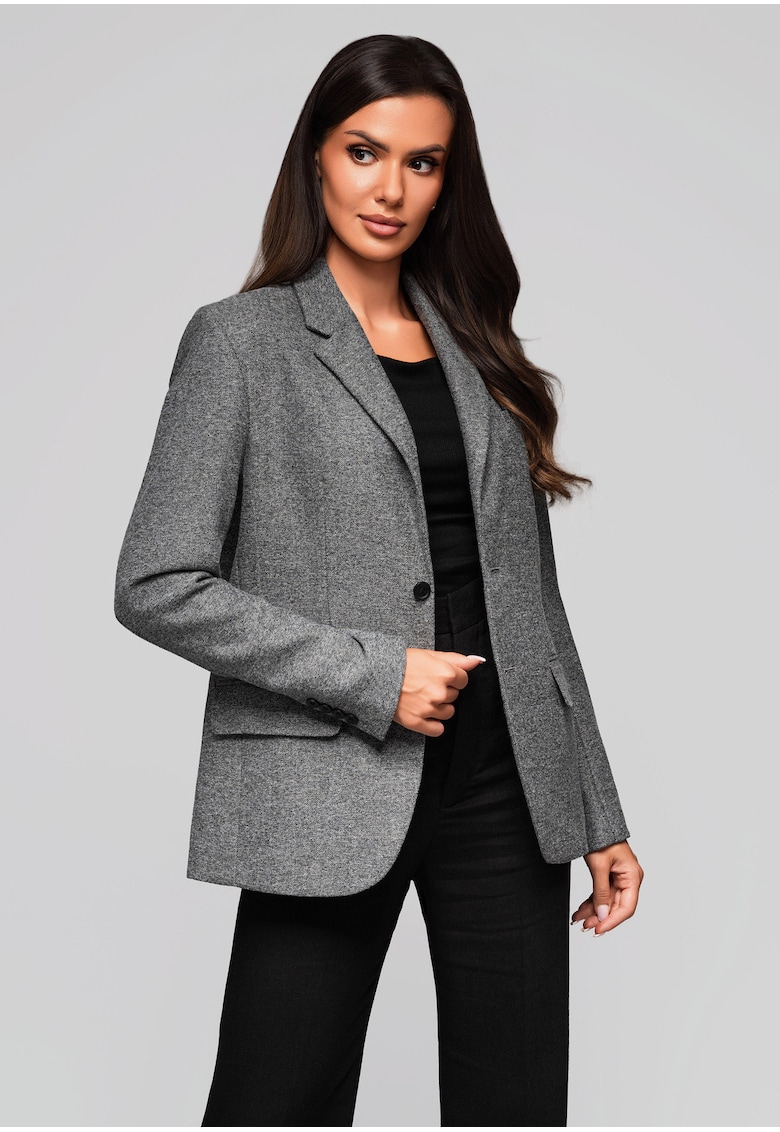 Sacou elegant LW-BLZB-0101 - Gri