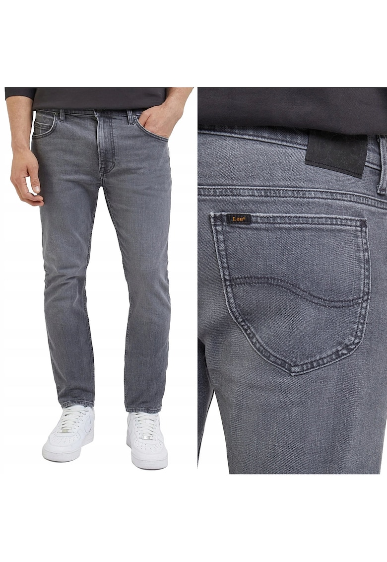 Blugi Rider gri cu talie ușor ridicată