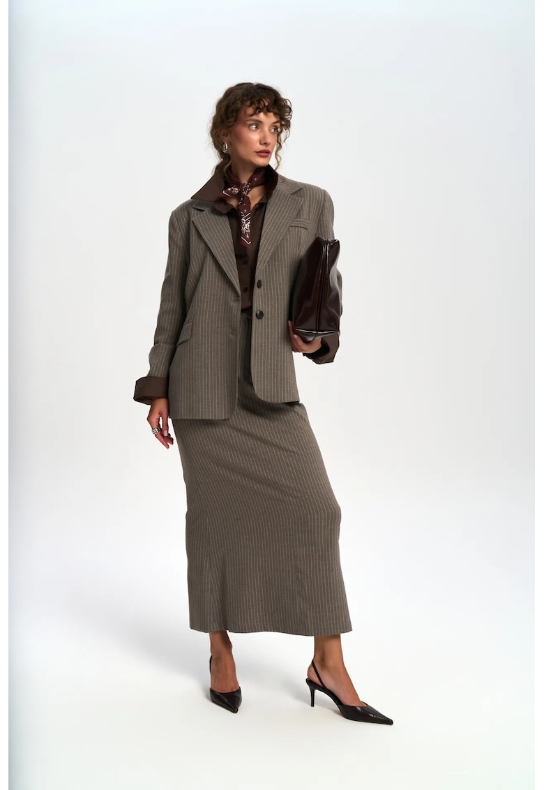 Fusta HiCCUP - Bruno - dungi - gri inchis - textil - Gri inchis