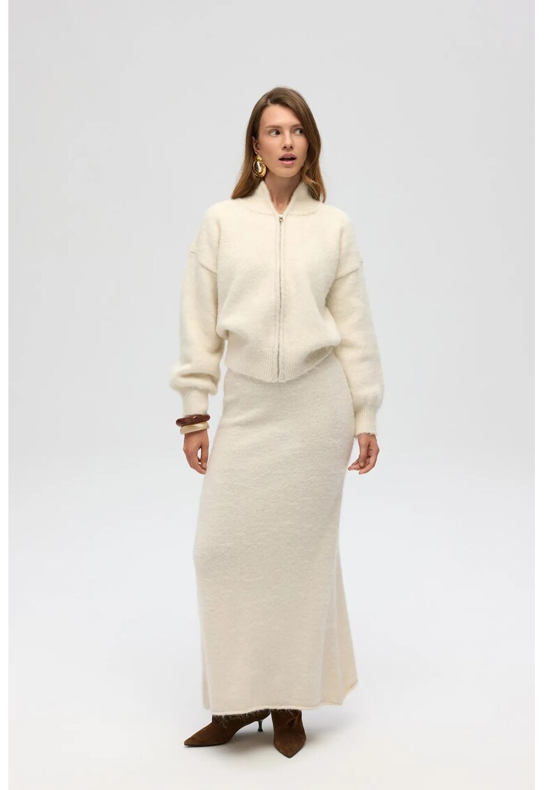 Fusta Fusta Maxi Nivra - Ivory Natural - tricot -