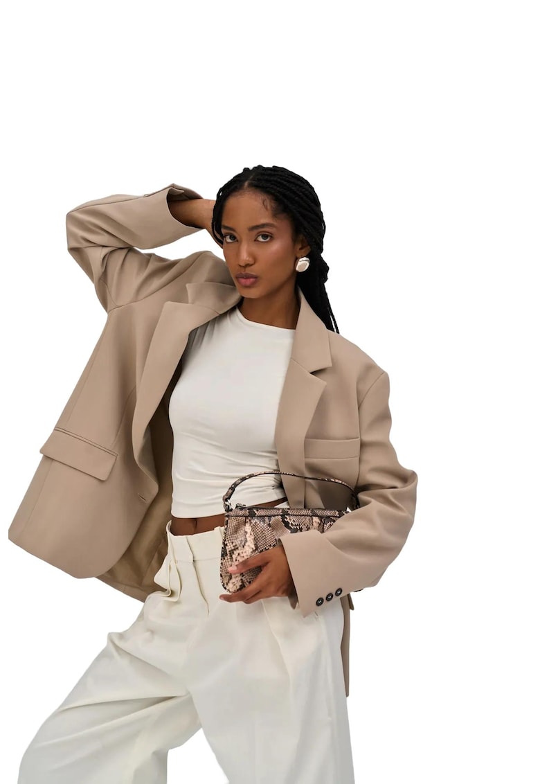 Sacou dama - Emma - bej natural - textil