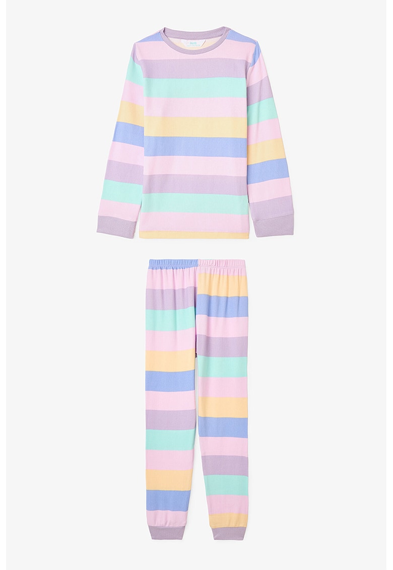 Pijama cu pantaloni lungi si dungi