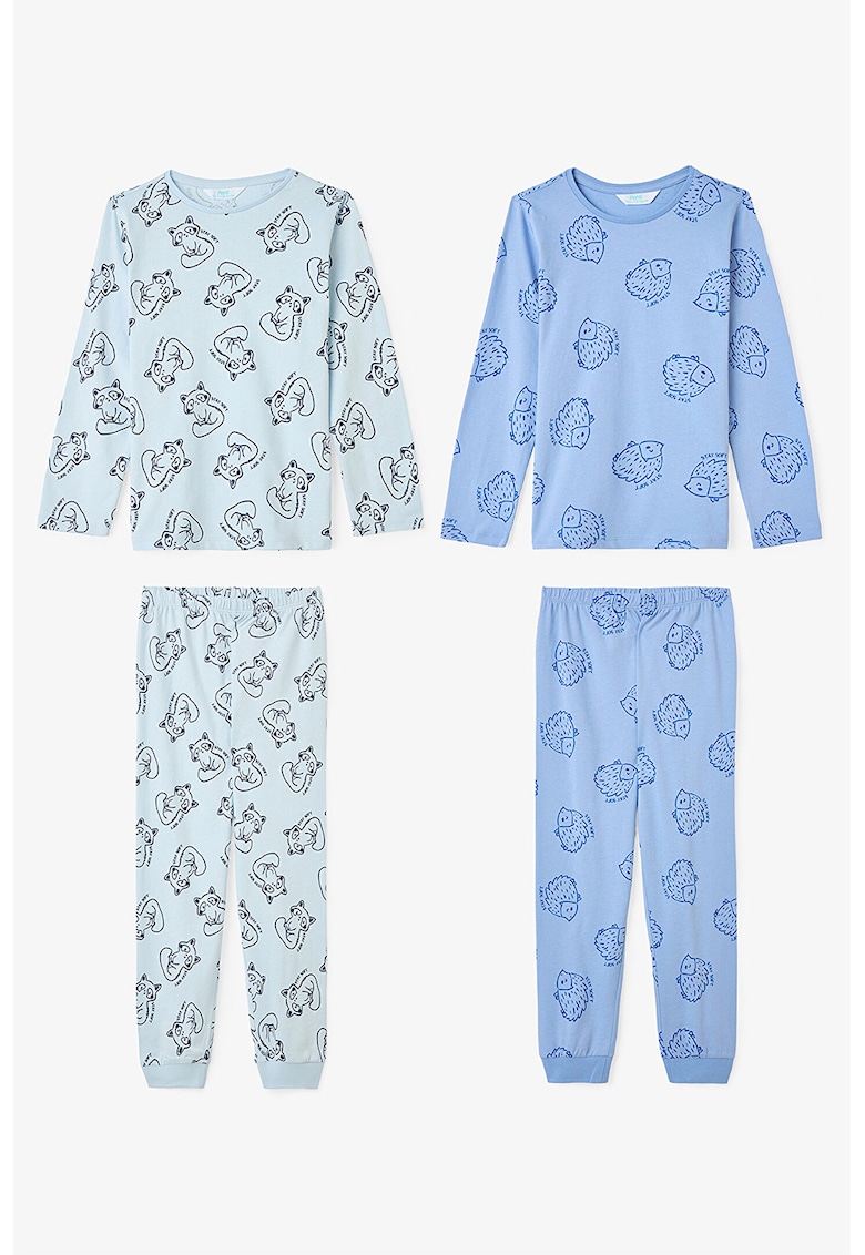 Set de pijama cu imprimeu - 2 perechi
