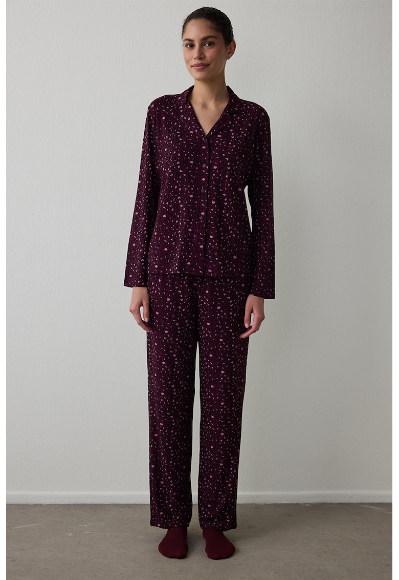 Camasa de pijama cu animal print