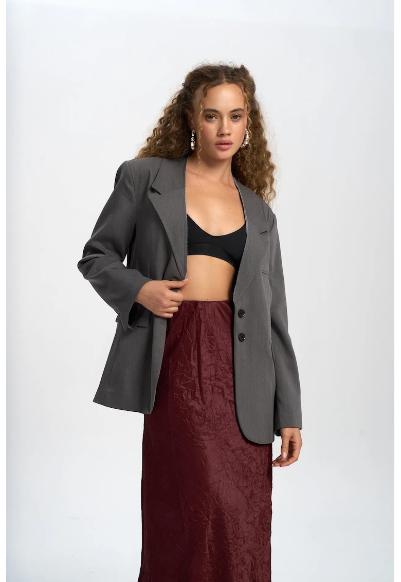 Sacou dama - HiCCUP - Volda - gri - textil