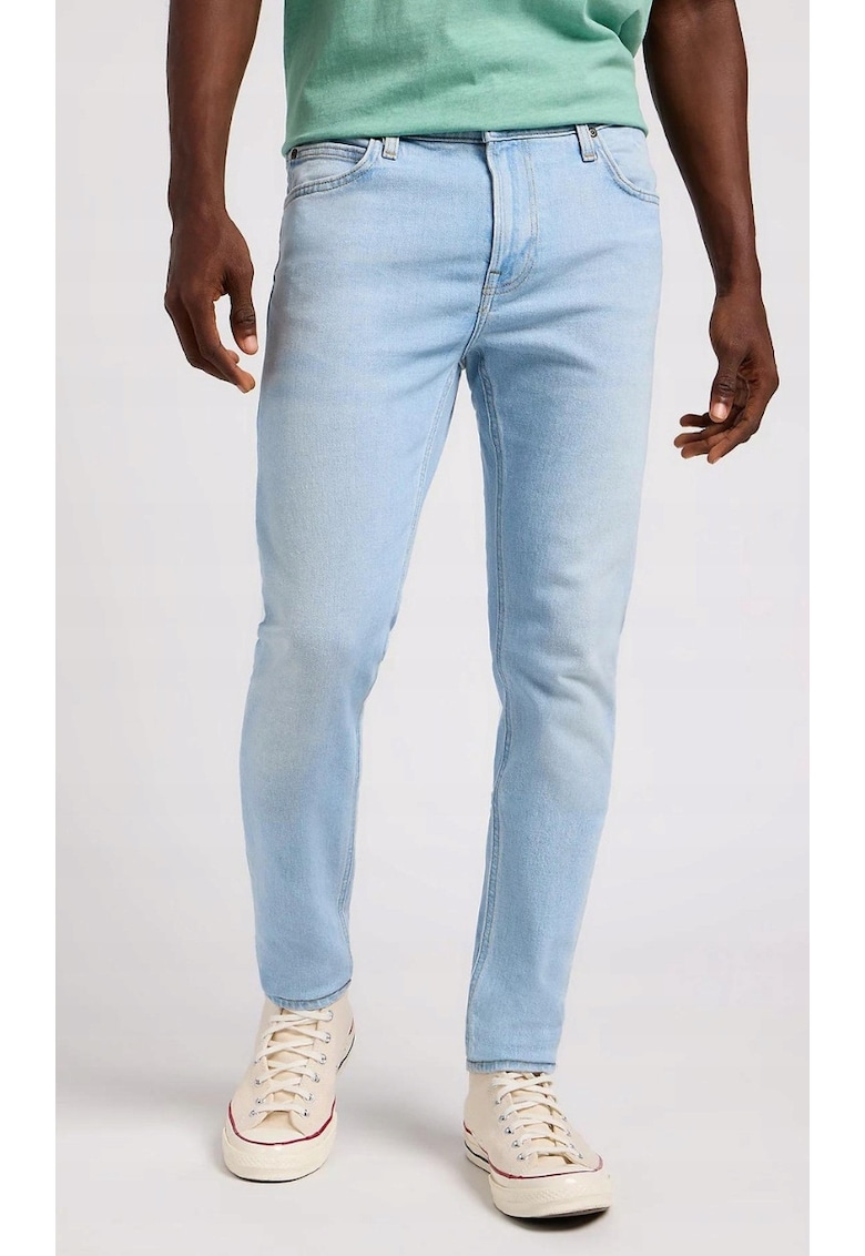 Blugi barbatesti Malone - bumbac/elastan - albastru deschis