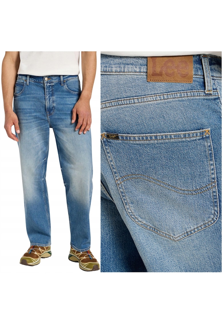 Jeans bărbați Asher loose straight - albastru - Albastru