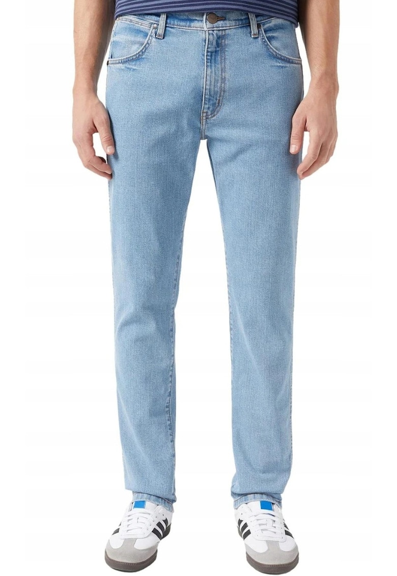 Blugi barbatesti Larston bumbac/elastan - albastru deschis