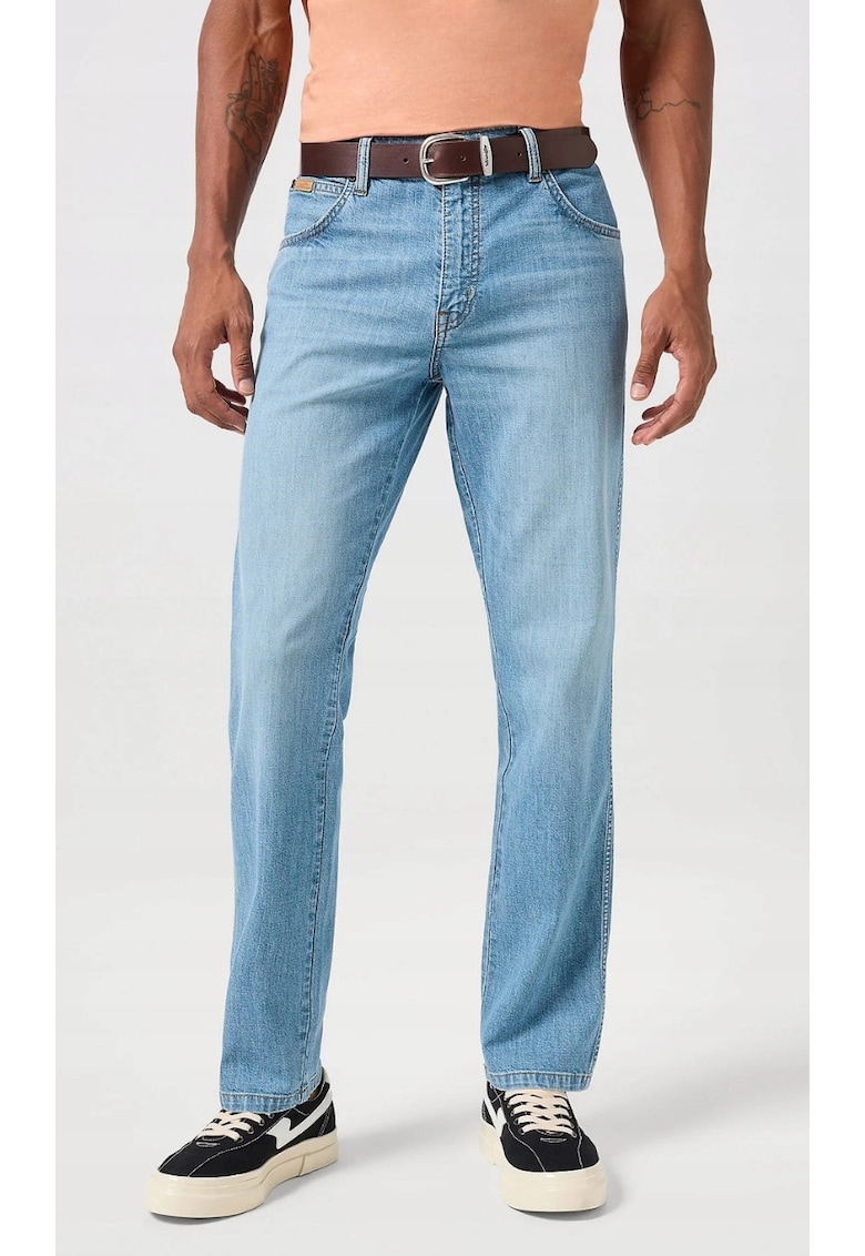 Blugi barbati Texas bumbac/poliester/elastan - albastru deschis